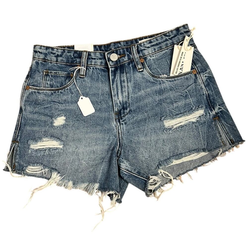NWT Blank NYC The Barrow Cut Off Vintage High Rise Shorts Size 26